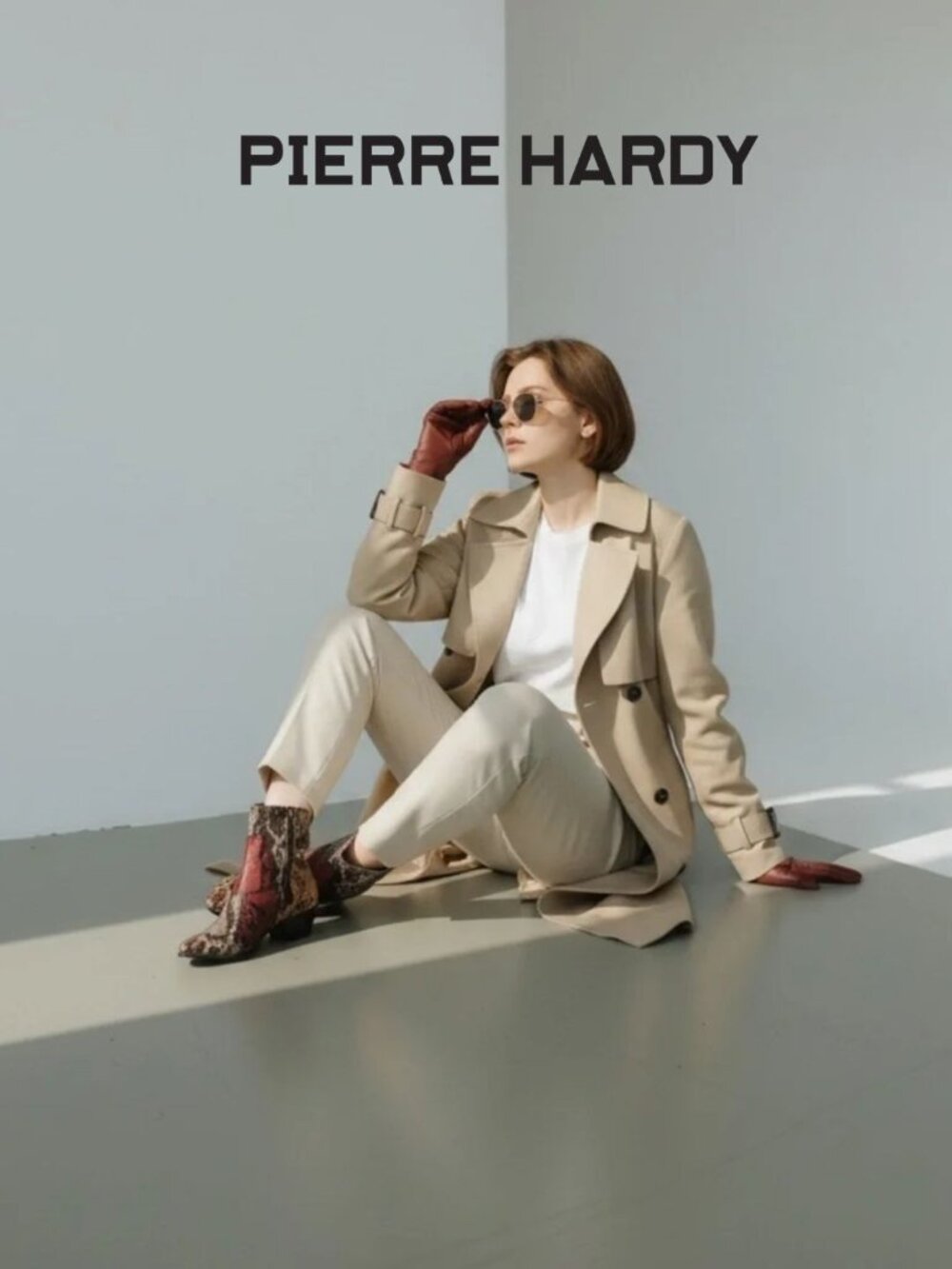 Pierre Hardy Reno Patchwork Snakeskin Boots